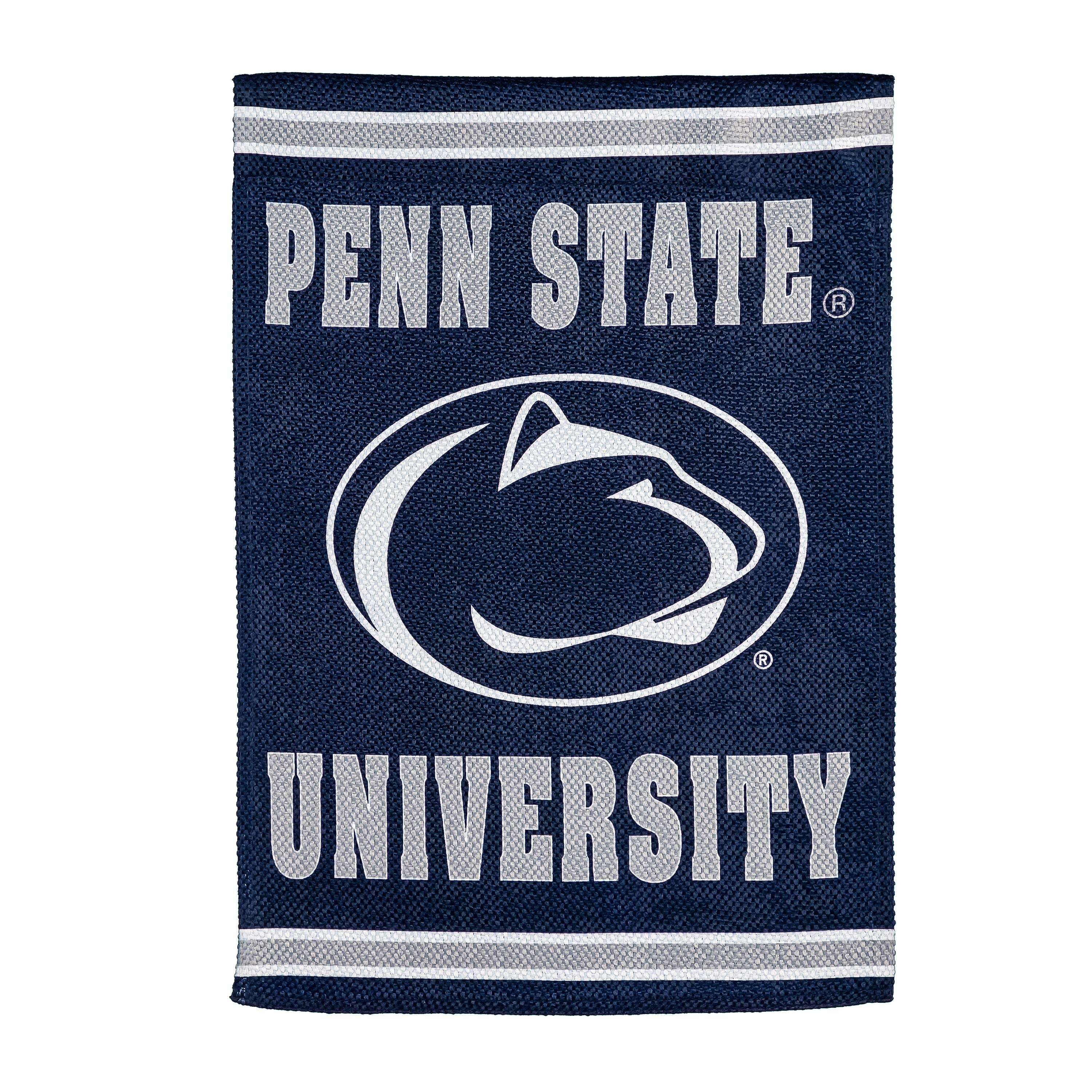 Embossed Suede Flag, House Size, Penn State