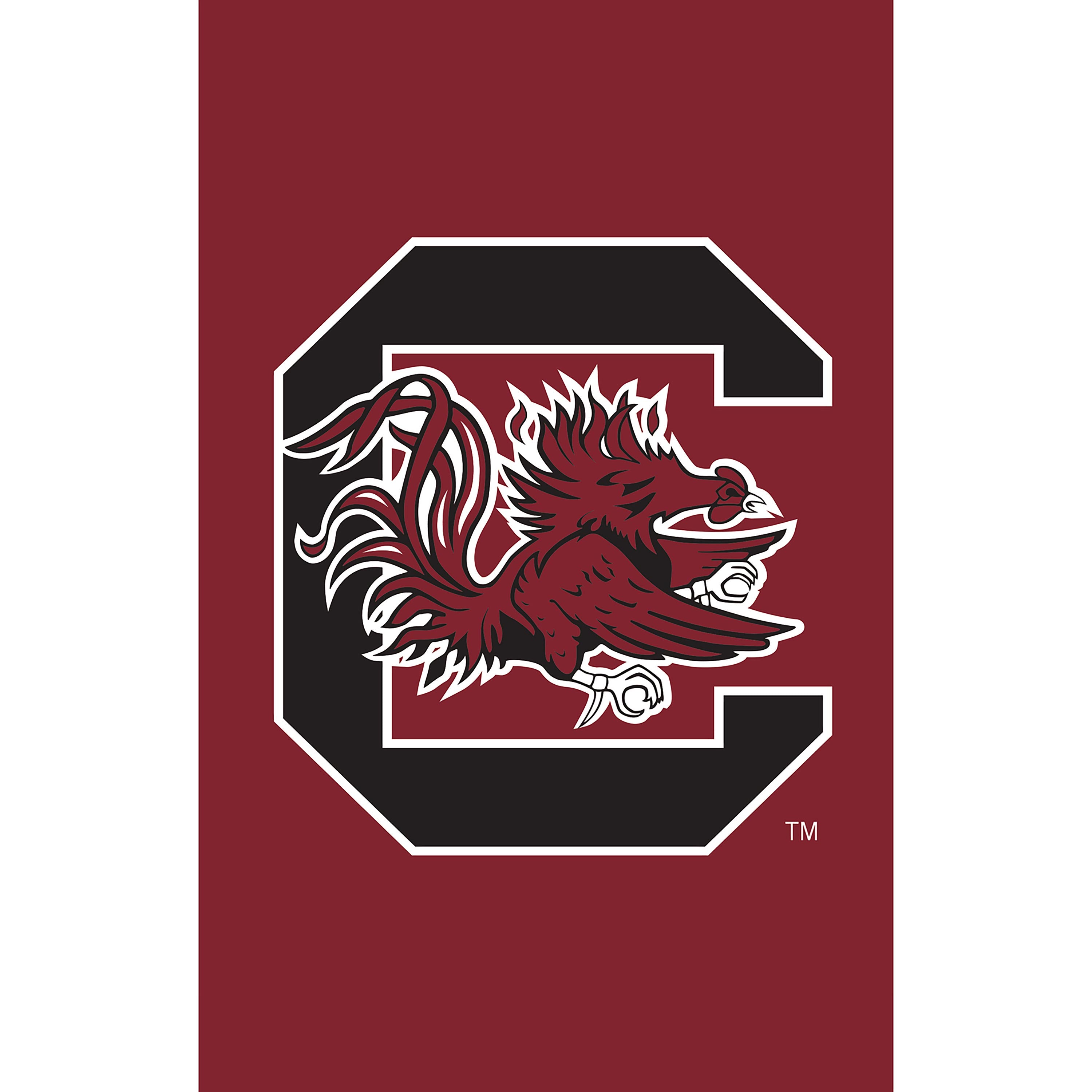 University of South Carolina Applique Garden Flag