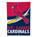 St Louis Cardinals Burlap House Flag
