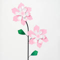 Double Flower Wind Spinner, Pink