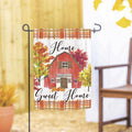 Home Sweet Home Moire Garden Flag