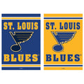 St. Louis Blues Embossed Suede House Flag