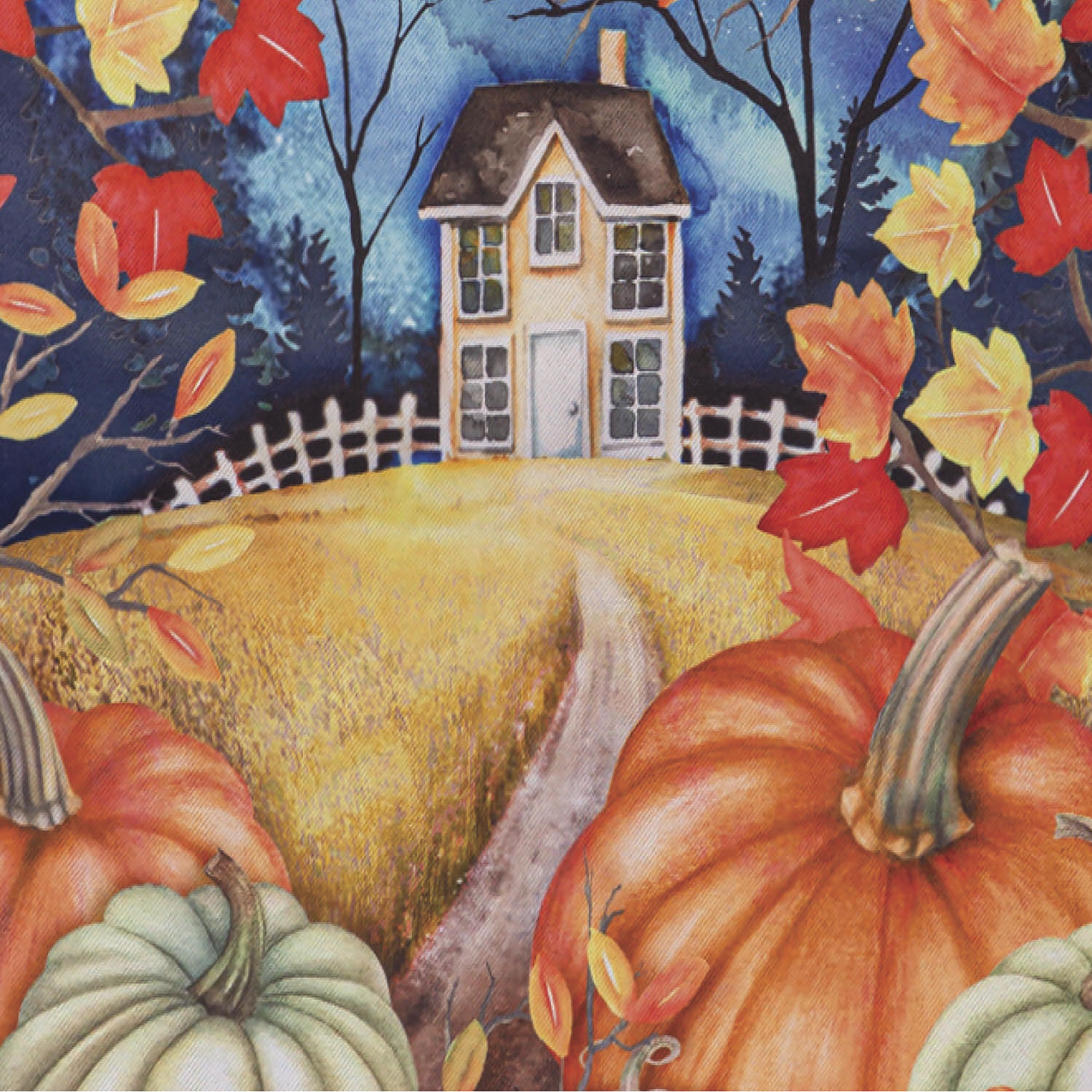 Alive in Fall Suede Garden Flags