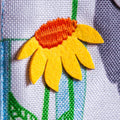 Portly Birds Garden Burlap Flag