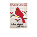 When Angels Are Near Applique House Flag