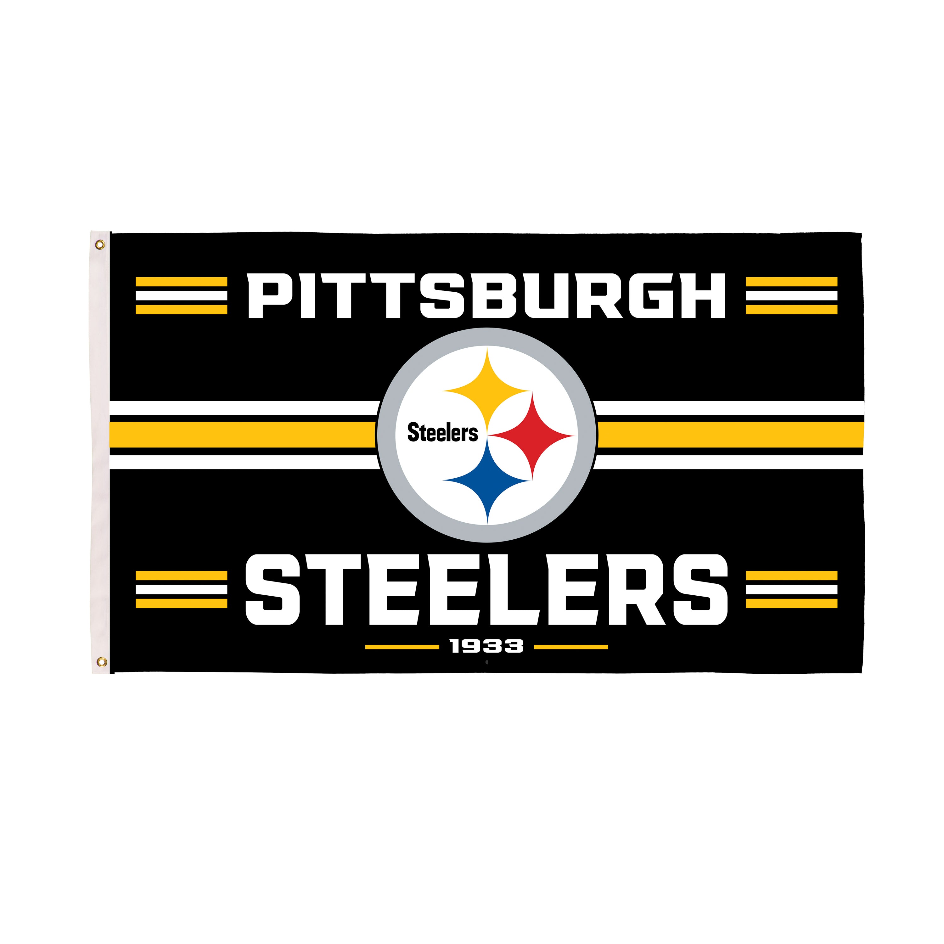 Pittsburgh Steelers Single Sided Estate Flag with 2 Grommets, 3'x5'