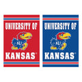 University of Kansas Embossed Suede House Flag