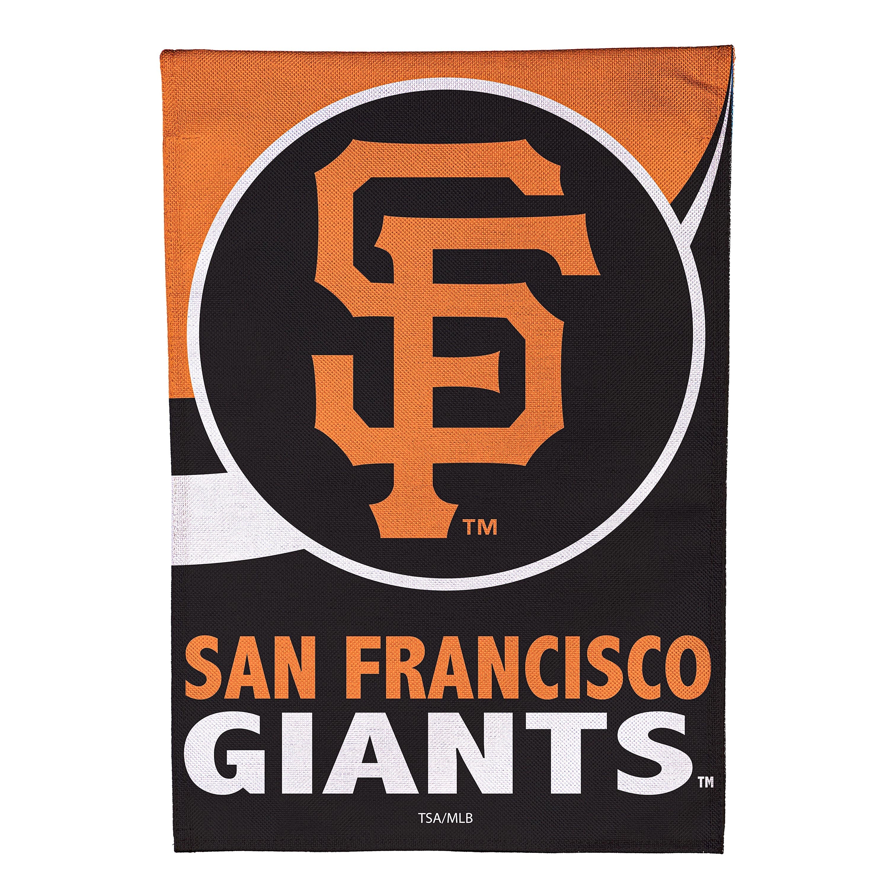 San Francisco Giants Burlap House Flag