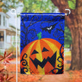 Halloween Jack O' Lantern Pumpkin Lustre Garden Flag