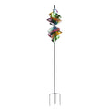 90"H Wind Spinner, Floral Lemniscate