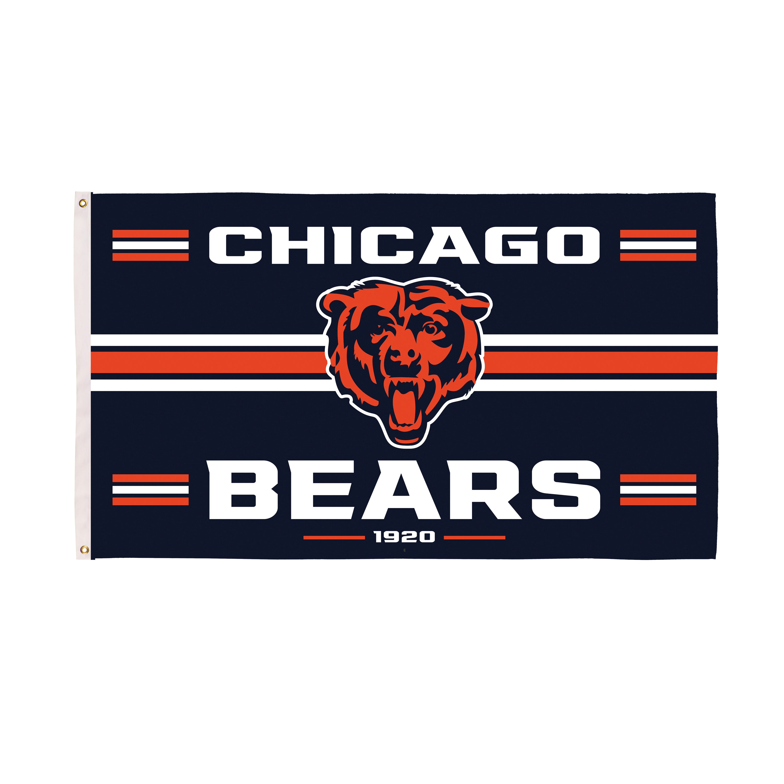 Chicago Bears Single Sided Estate Flag with 2 Grommets, 3'x5'