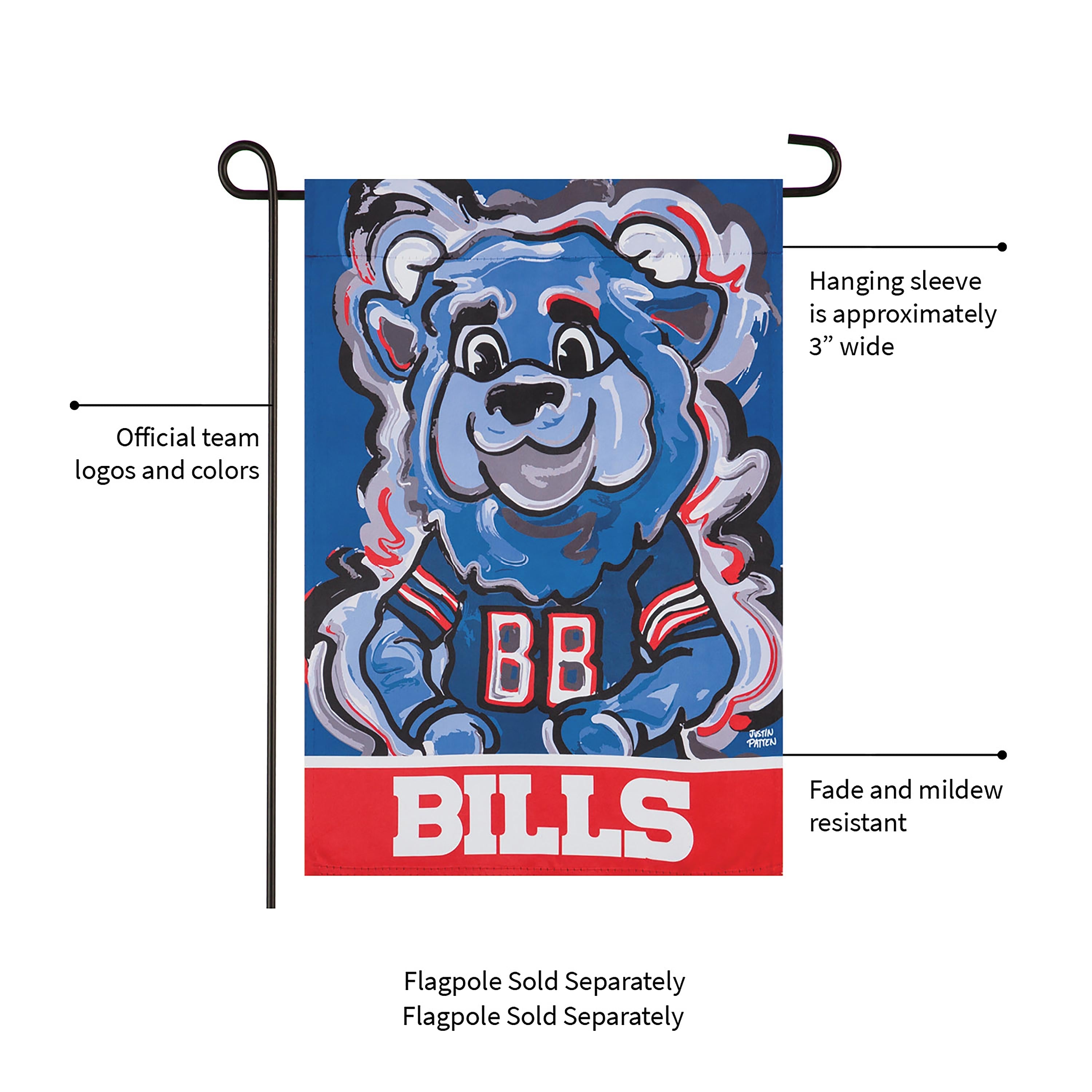Buffalo Bills, Suede GDN Justin Patten
