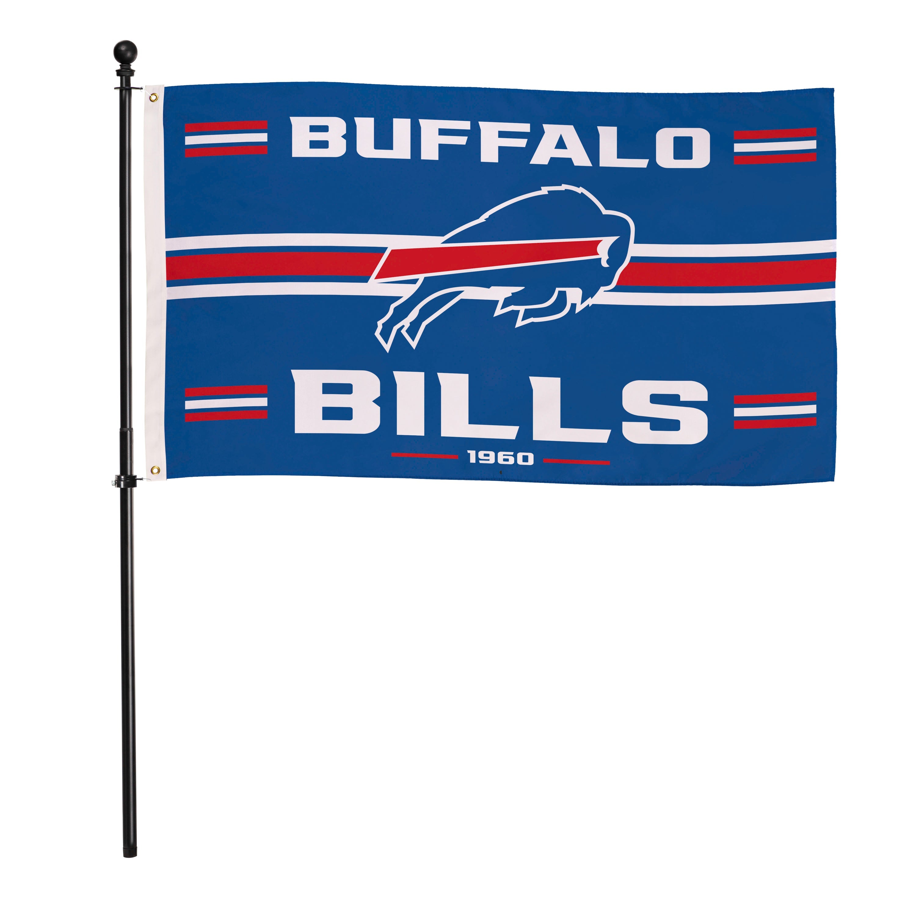 Buffalo Bills Single Sided Estate Flag with 2 Grommets, 3'x5'