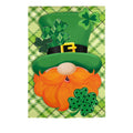 Leprechaun Applique House Flag