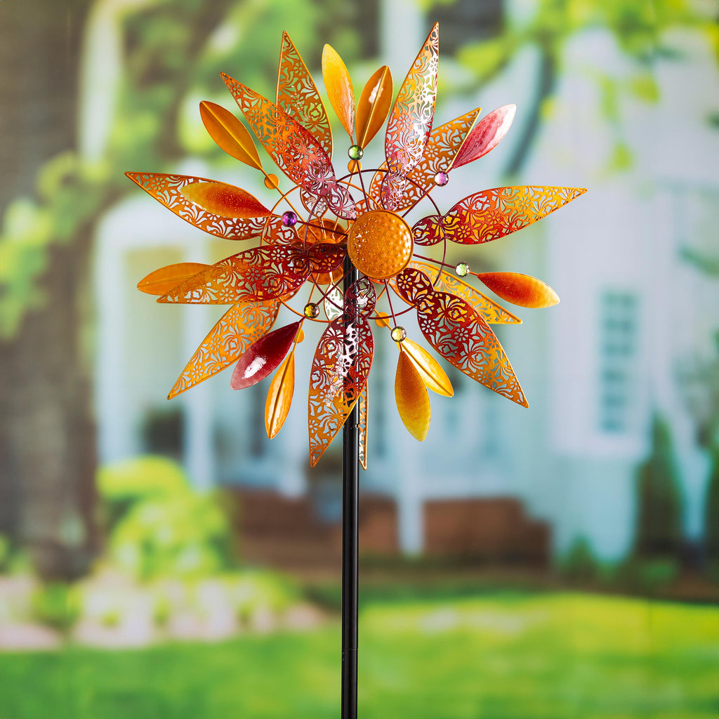 Wind Spinner, Fligree Leaves
