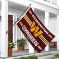 Washington Commanders Single Sided Flag w/ 2 Grommets, 3'x5'