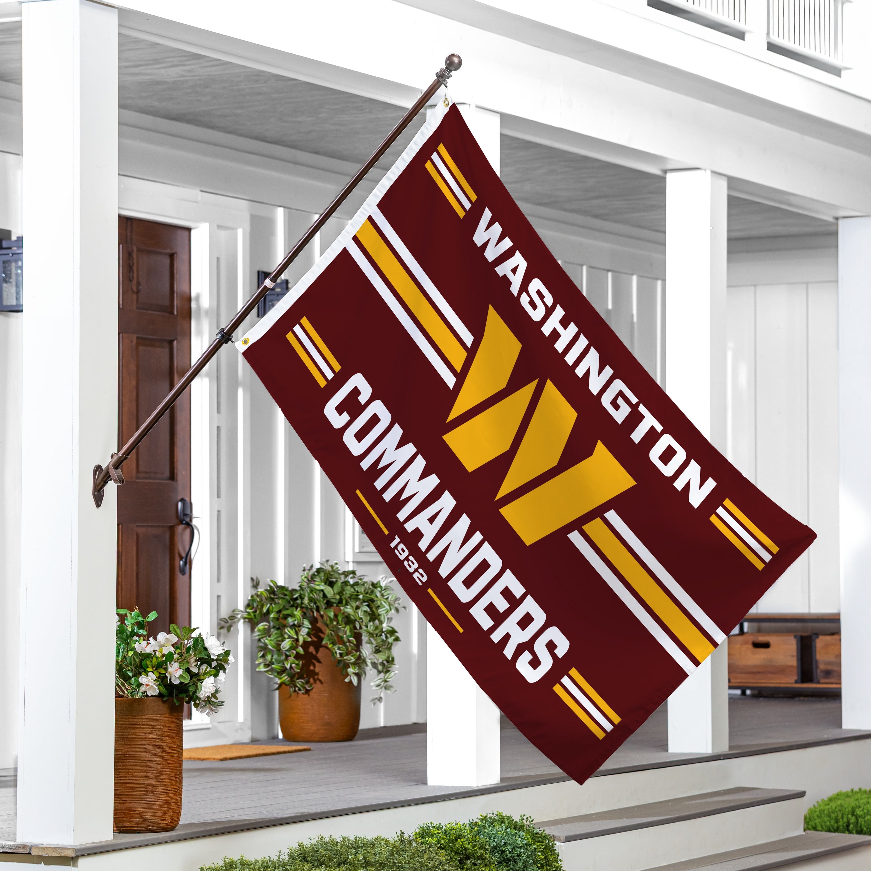 Washington Commanders Single Sided Flag w/ 2 Grommets, 3'x5'