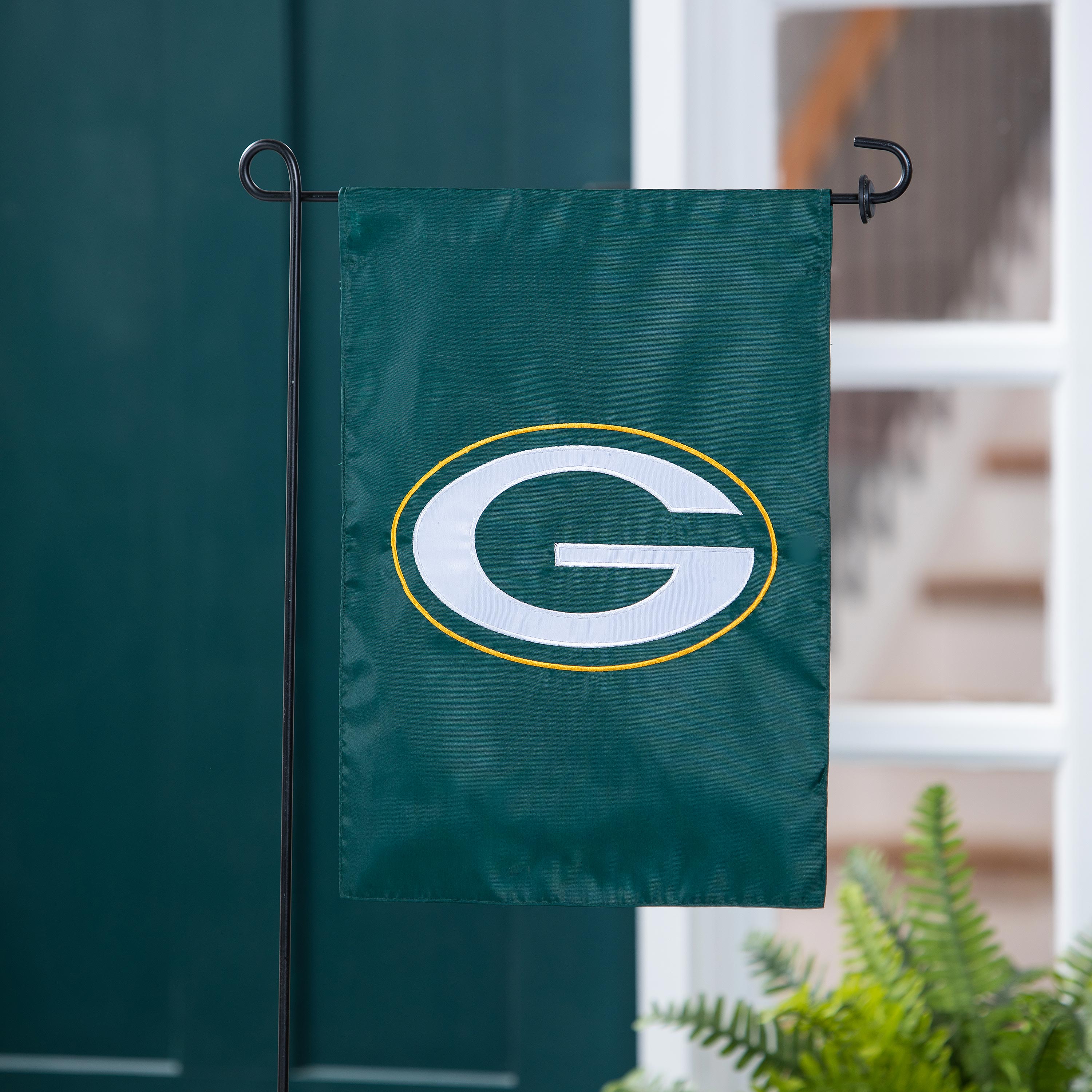 Green Bay Packers Applique Garden Flag