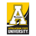 Appalachian State University Burlap Flag House Size