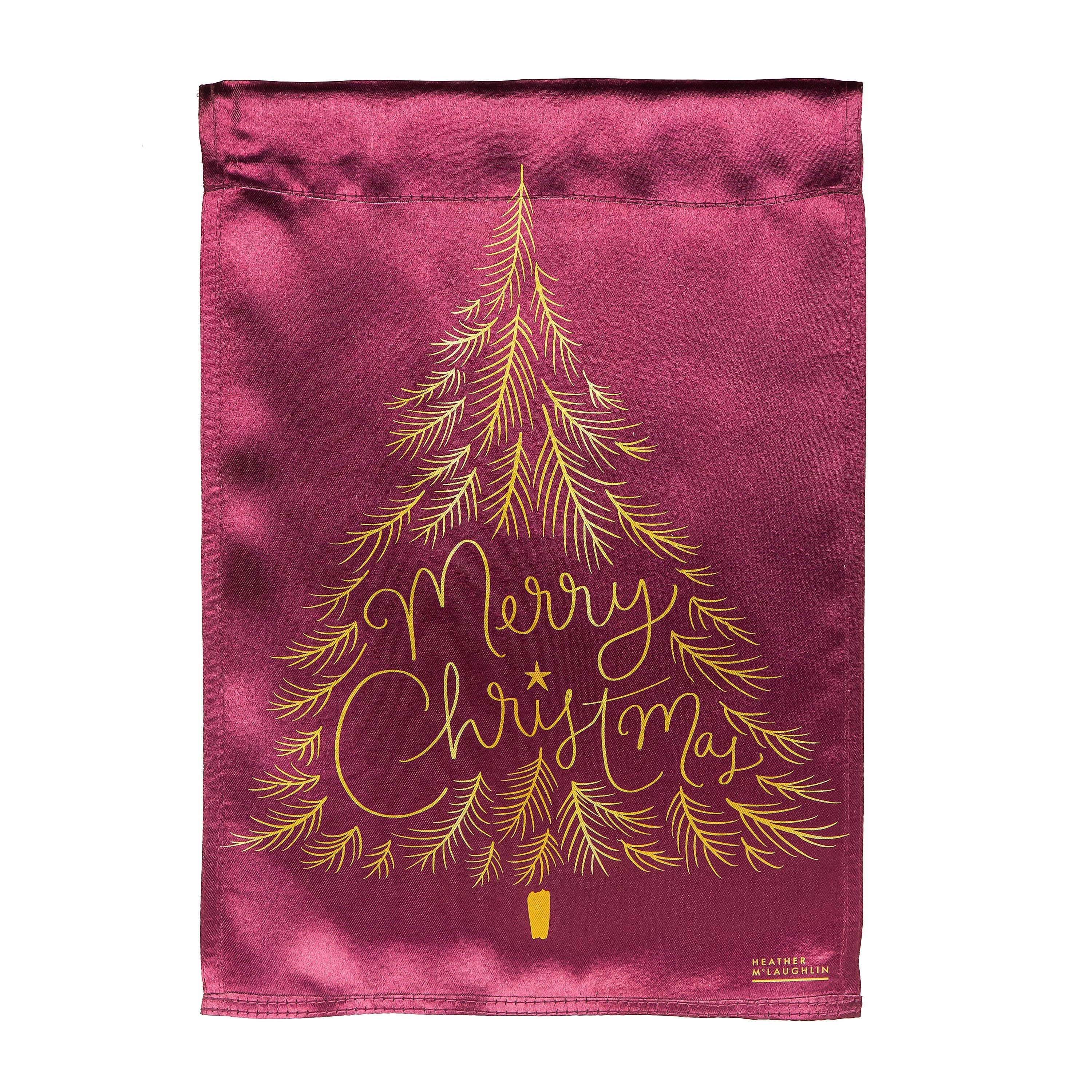 Trees Reversible Lustre Garden Flag