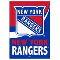 New York Rangers Burlap Garden Flag