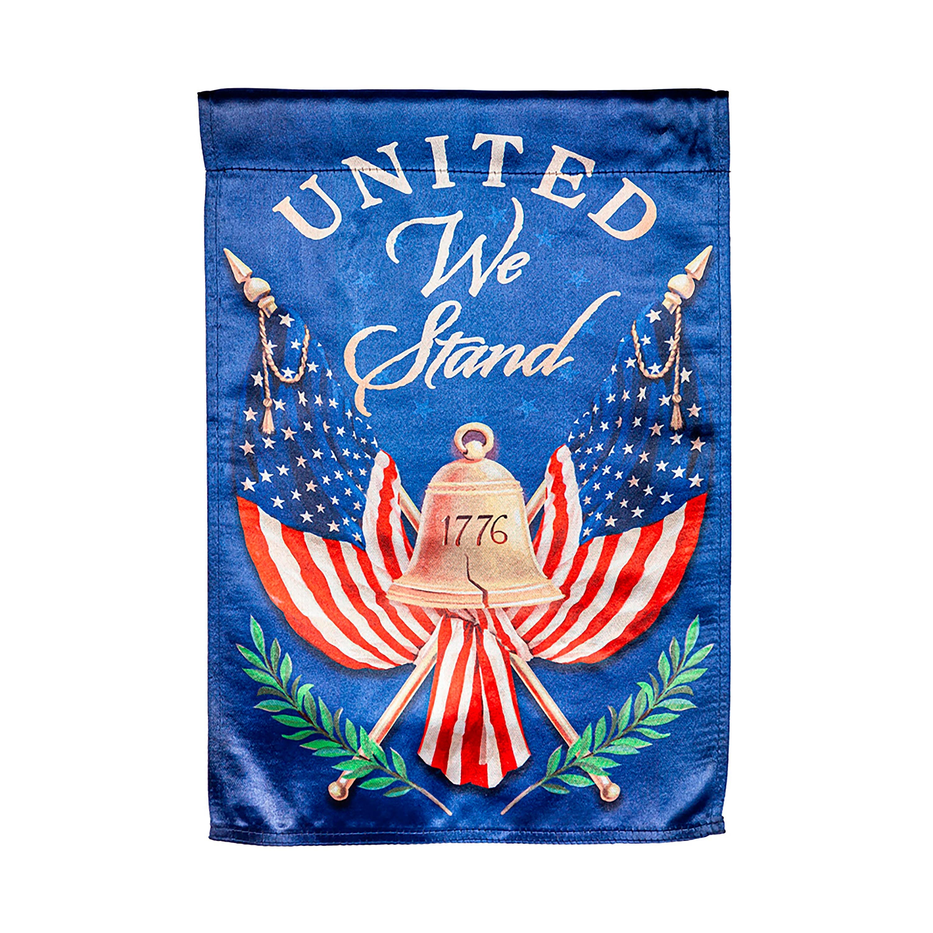 United We Stand Garden Lustre Flag