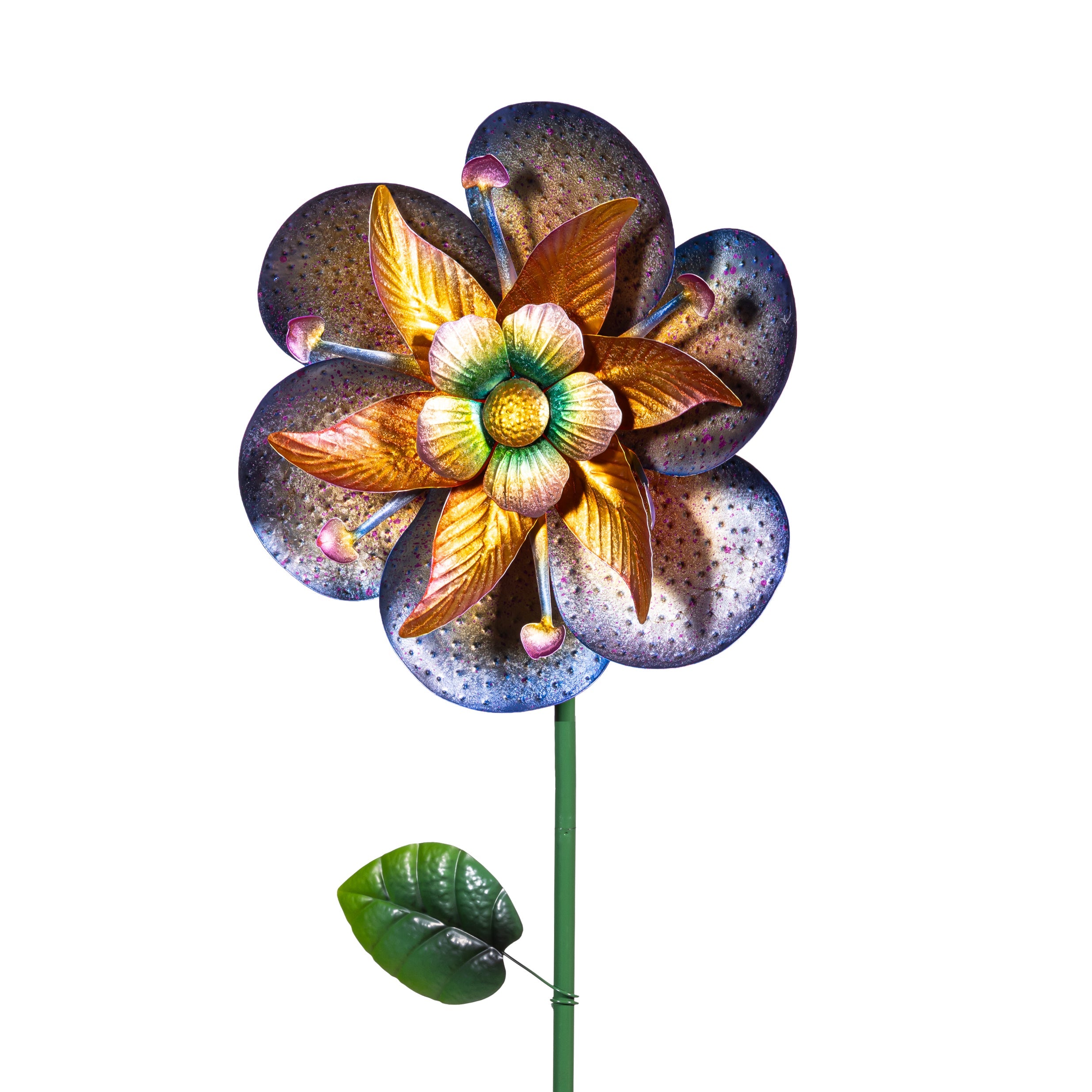Enchanted Blossom Wind Spinner Stake 60"H
