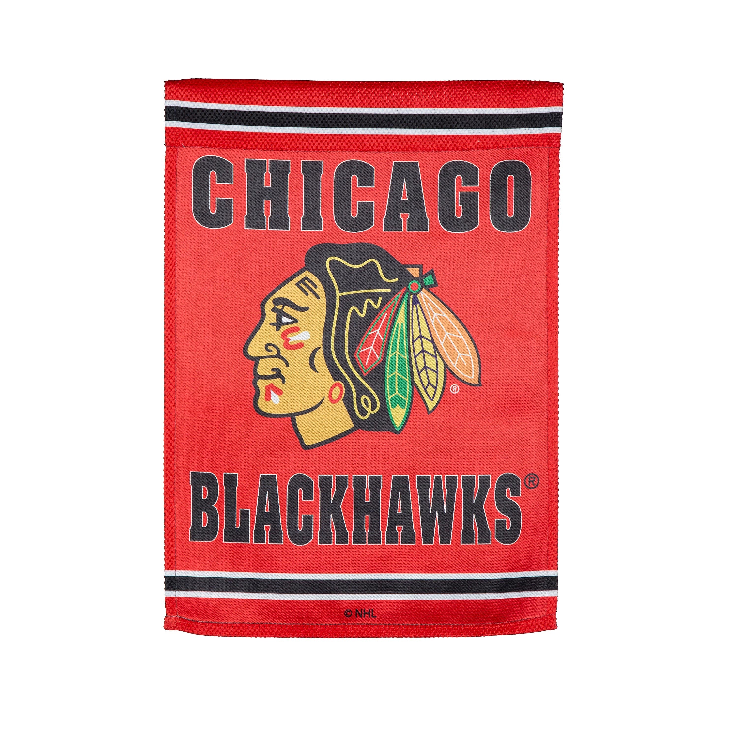 Embossed Suede Flag, GDN Size, Chicago Blackhawks