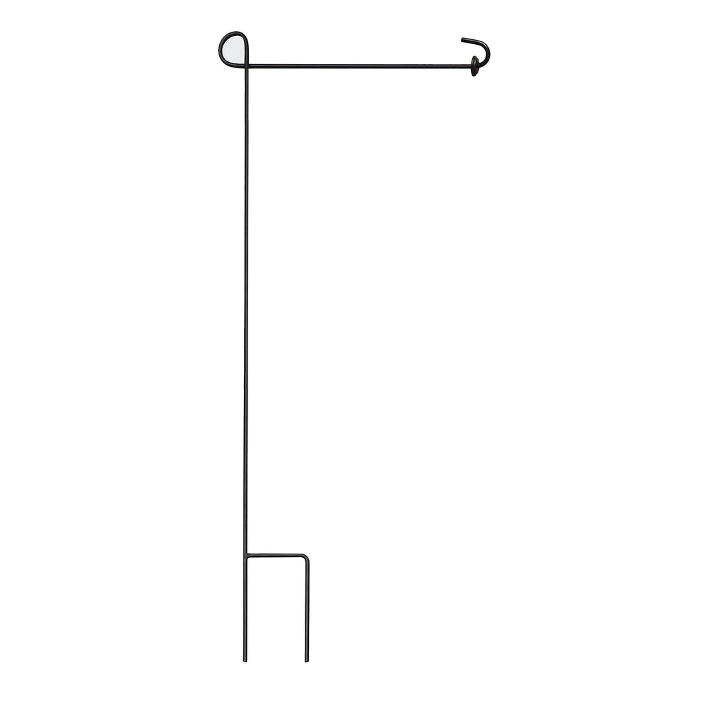 Black Garden Flag Stand
