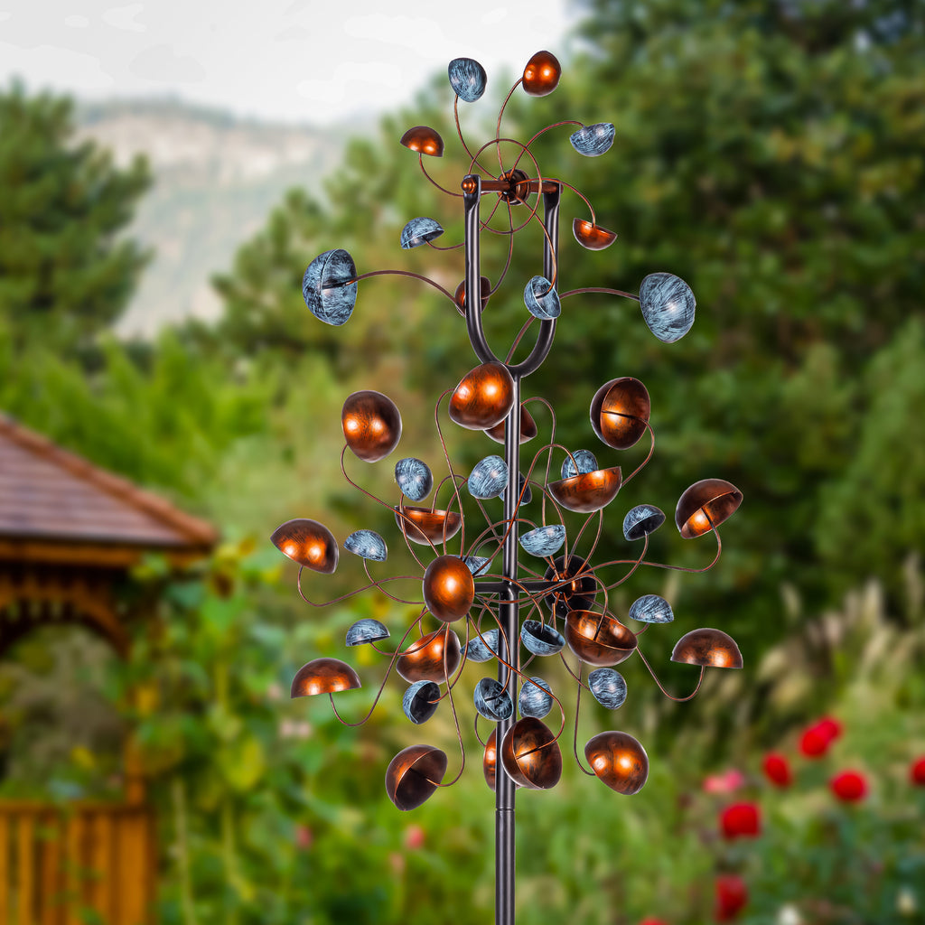 Petal Sphere Wind Spinner 86"H