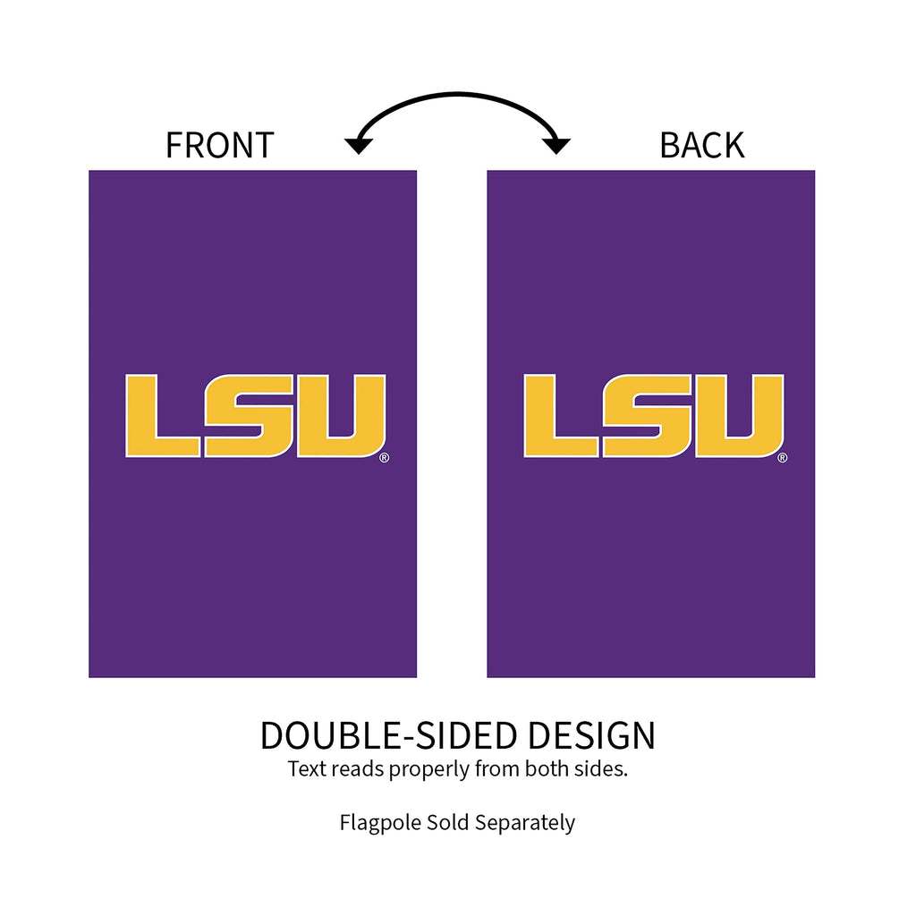 Louisiana State University Applique House Flag