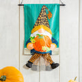 Fall Gnome with Pumpkin Kickin Garden Flag