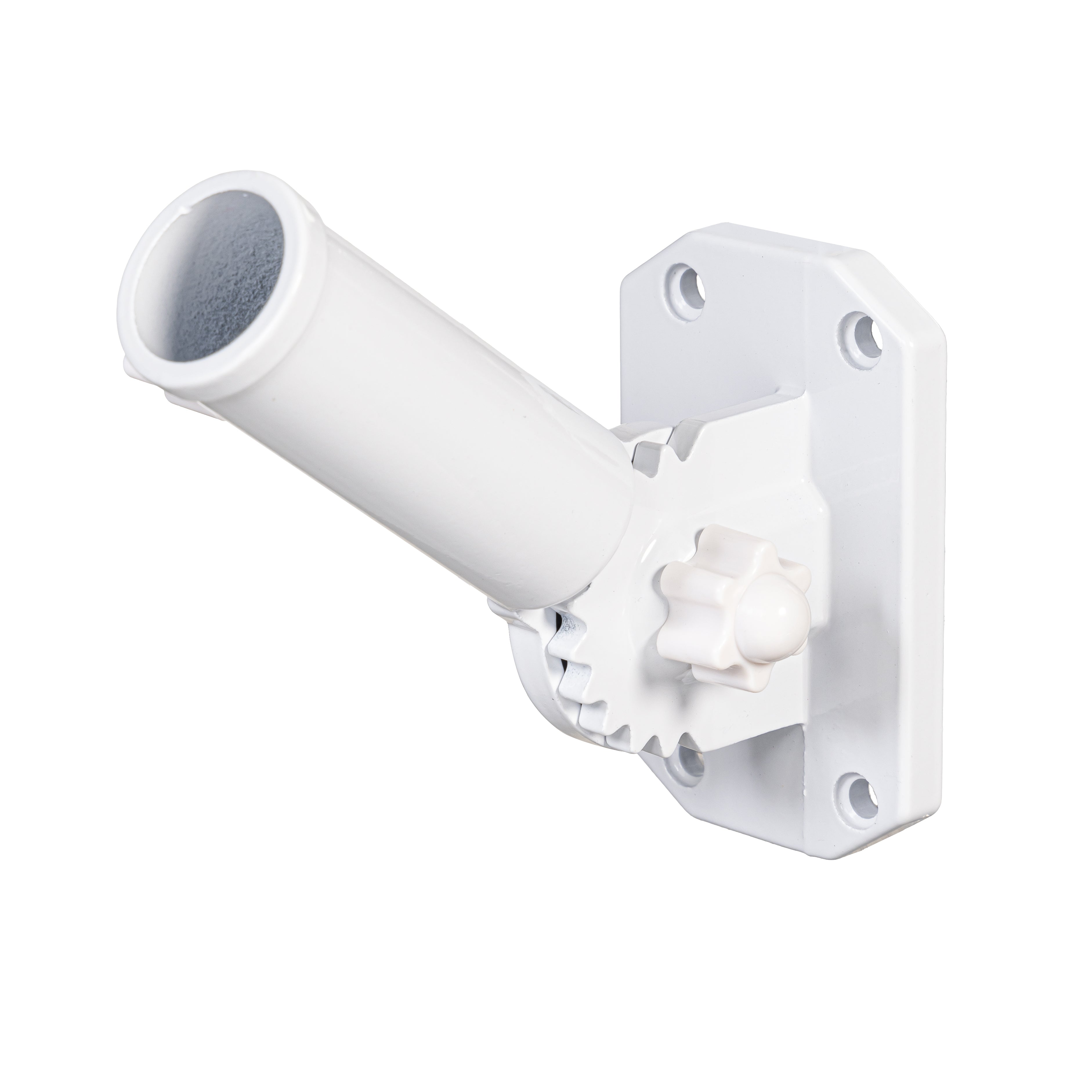 White Metal Flag Bracket