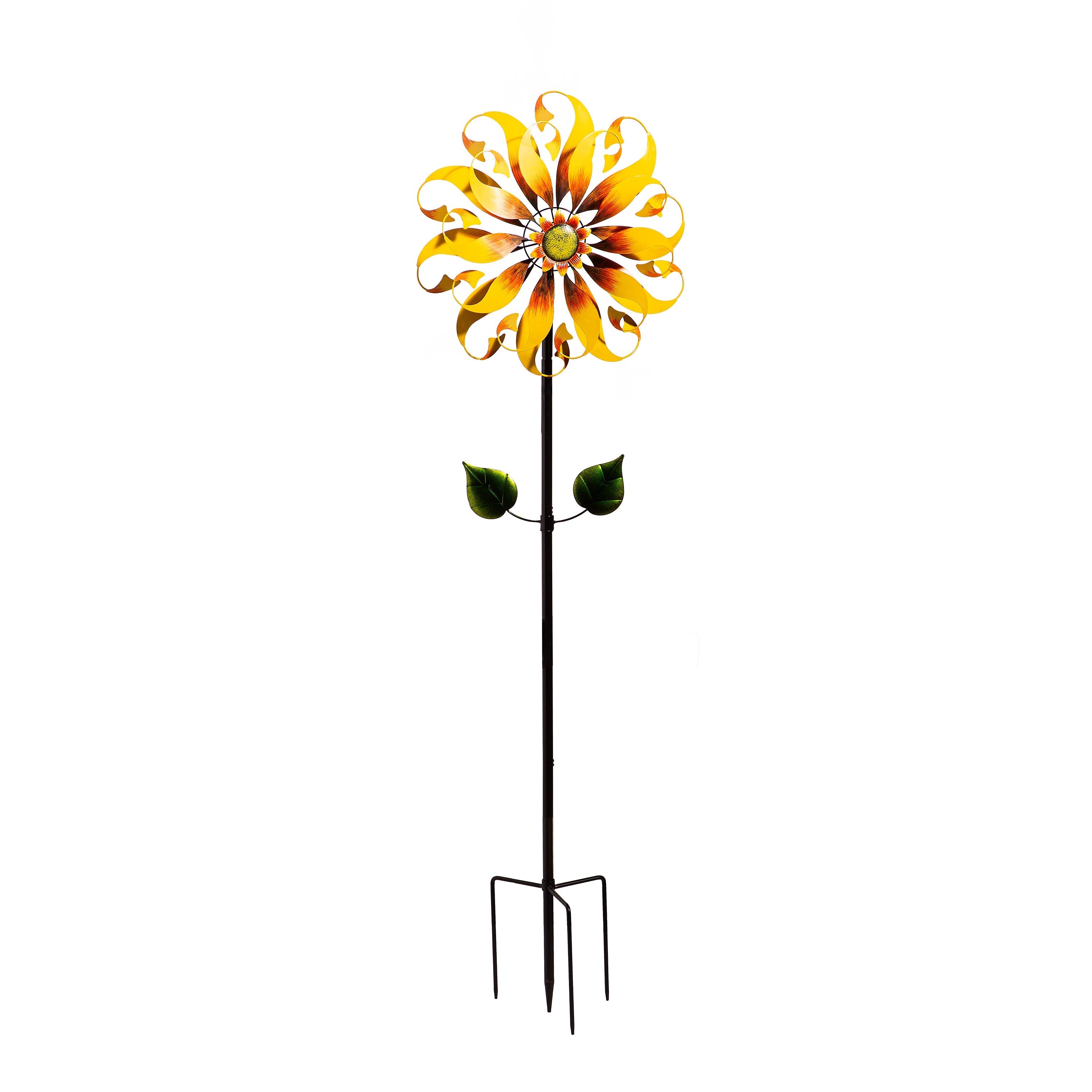 Hillside Pasture Wind Spinner, Sunflower Design, 75"H
