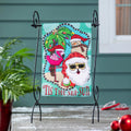 Tis The Sea-Sun Applique Garden Flag