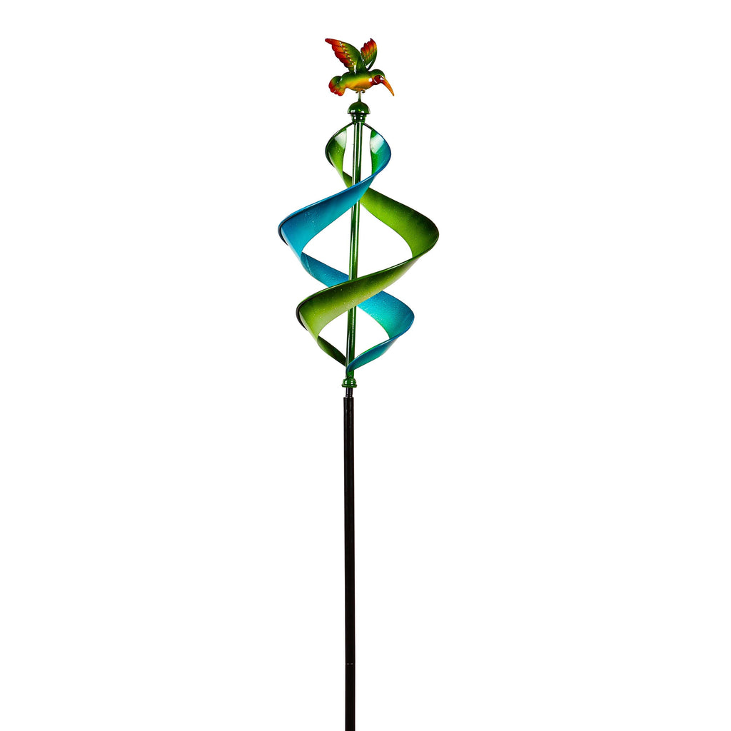 70"H Bird Spiral Wind Spinner