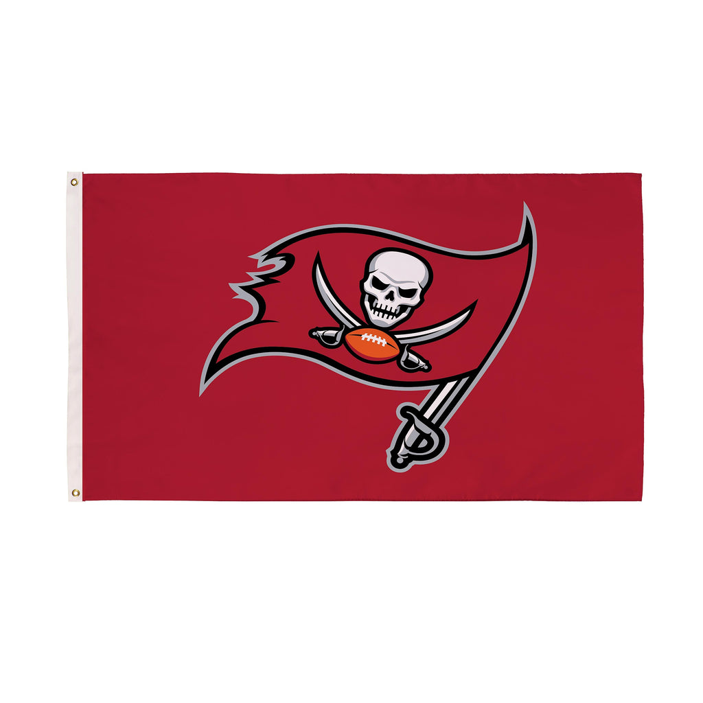 Tampa Bay Buccaneers Single Sided Flag w/ 2 Grommets, 3'x5'