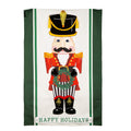 Nutcracker Suite Estate Size Embellished Burlap Flag