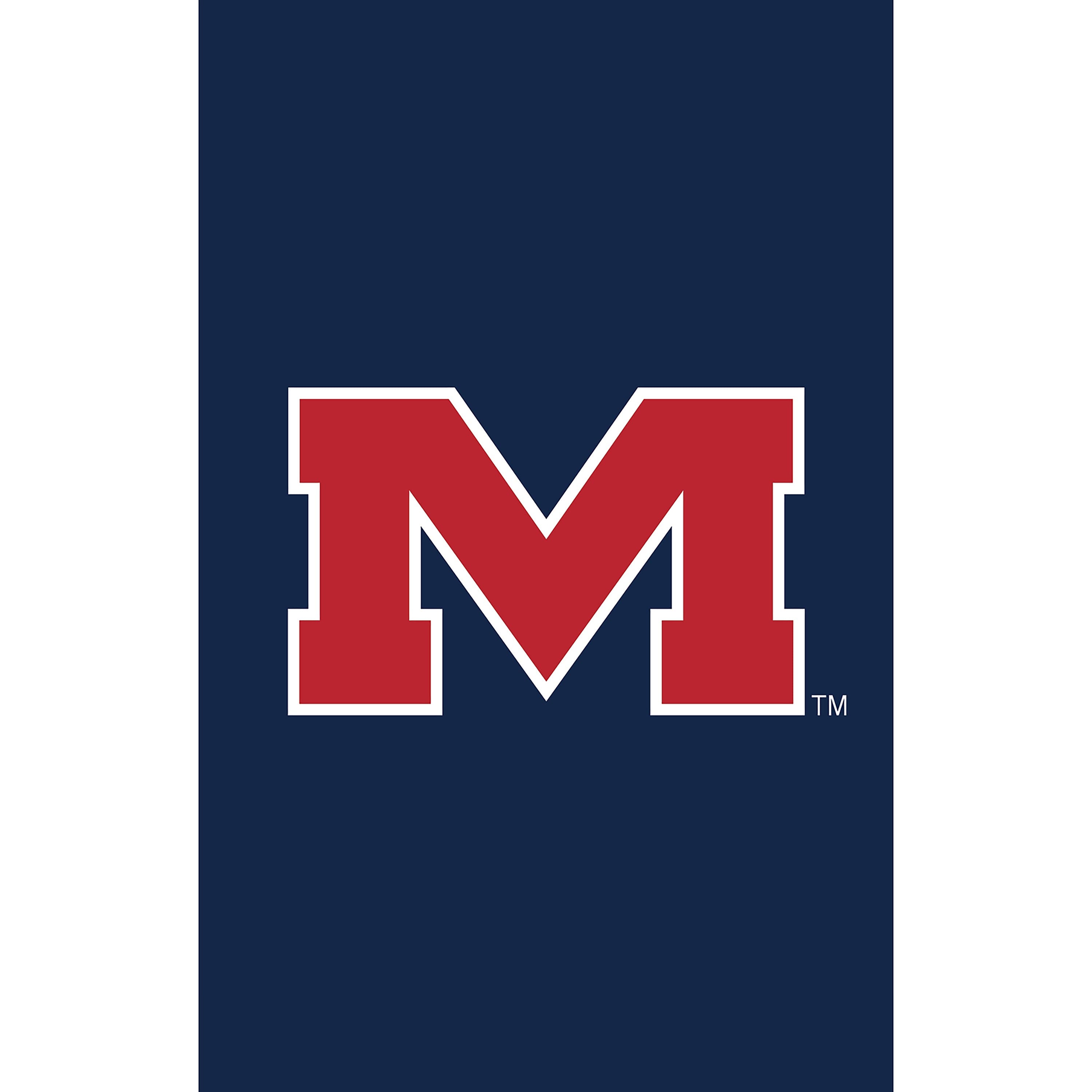 University of Mississippi Applique House Flag