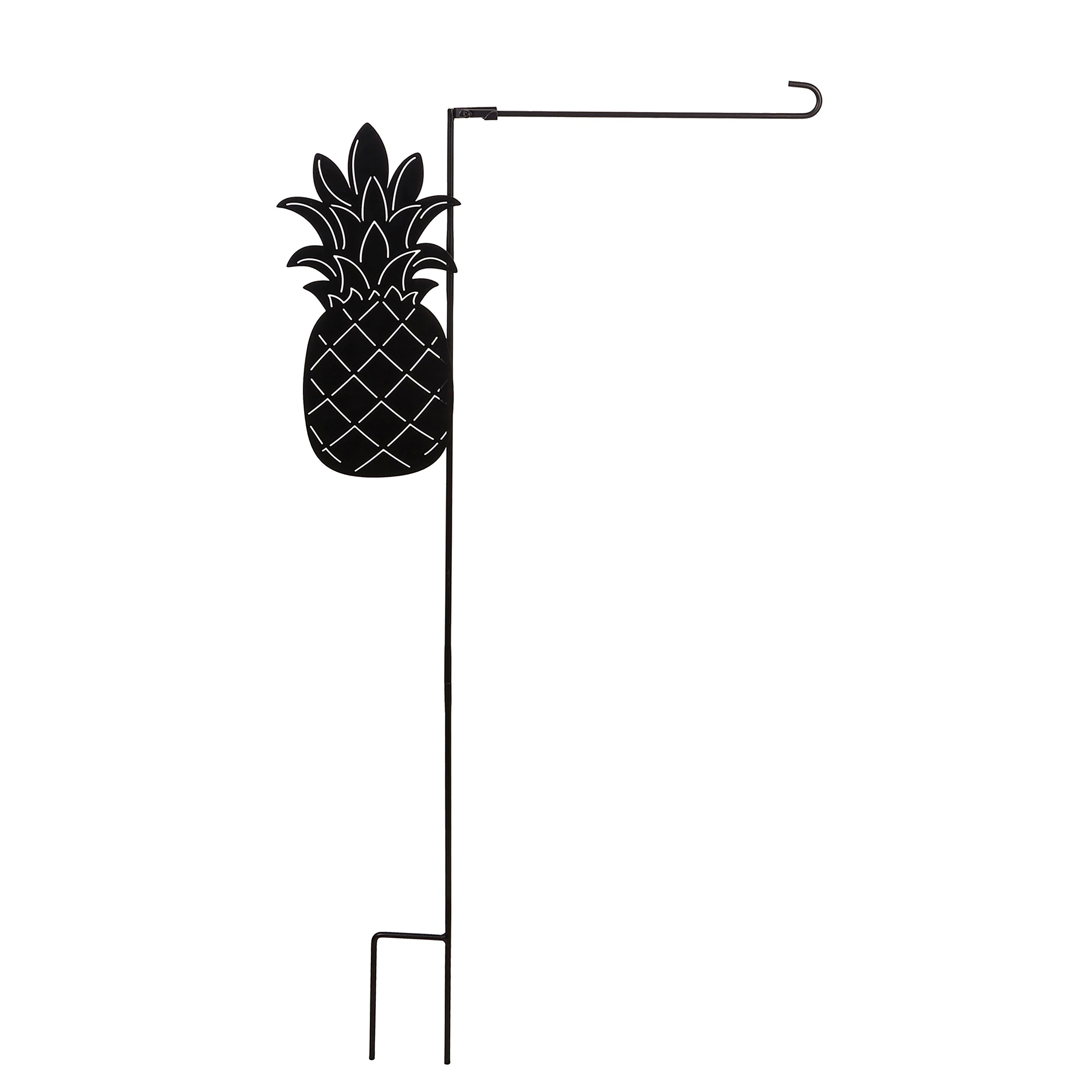 Decorative Garden Flag Stands, Pineapple