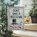 Holiday Fun Reversible Suede Garden Flag