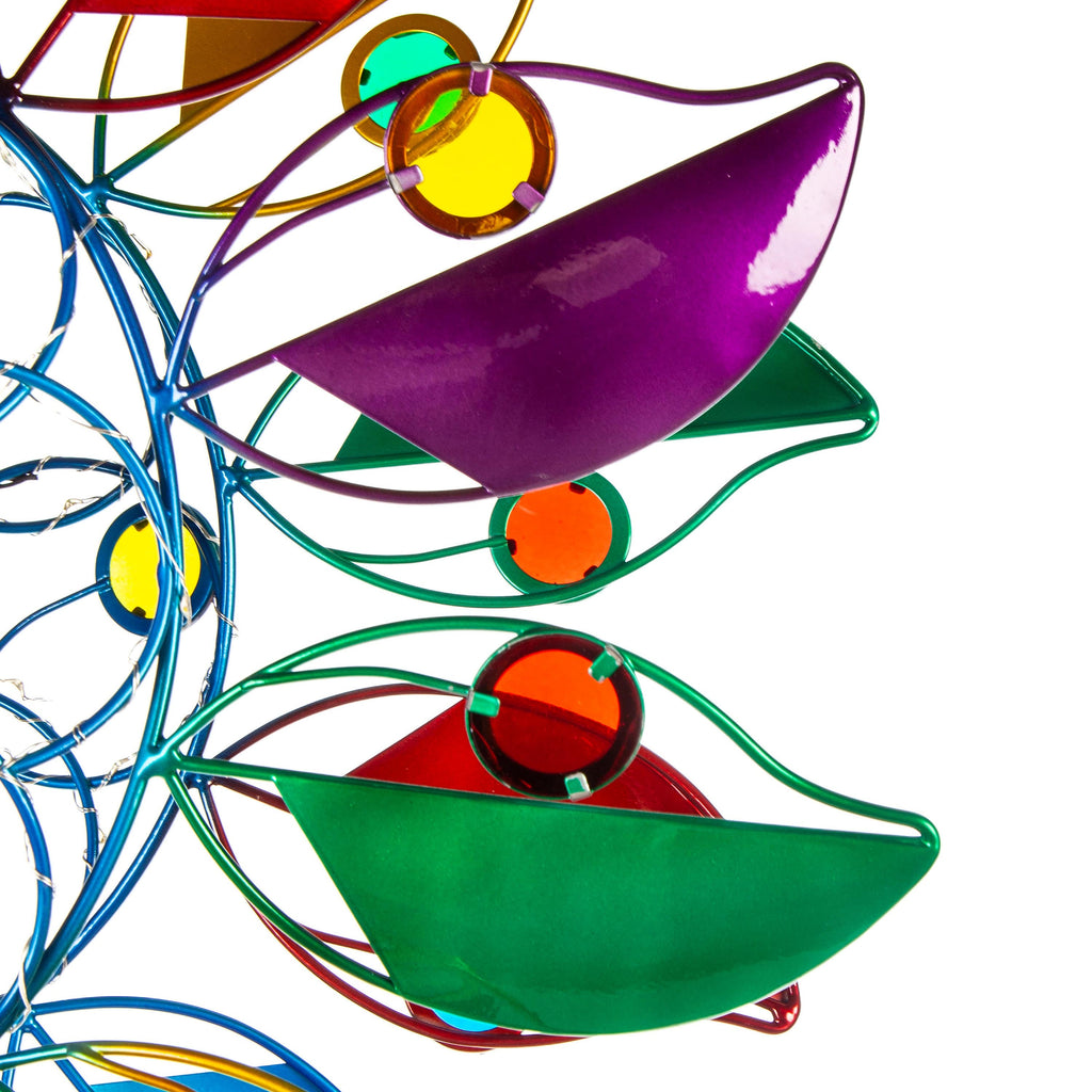 75"H Solar Wind Spinner, Radiant Jewel