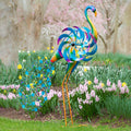68"H Statement Peacock Wind Spinner