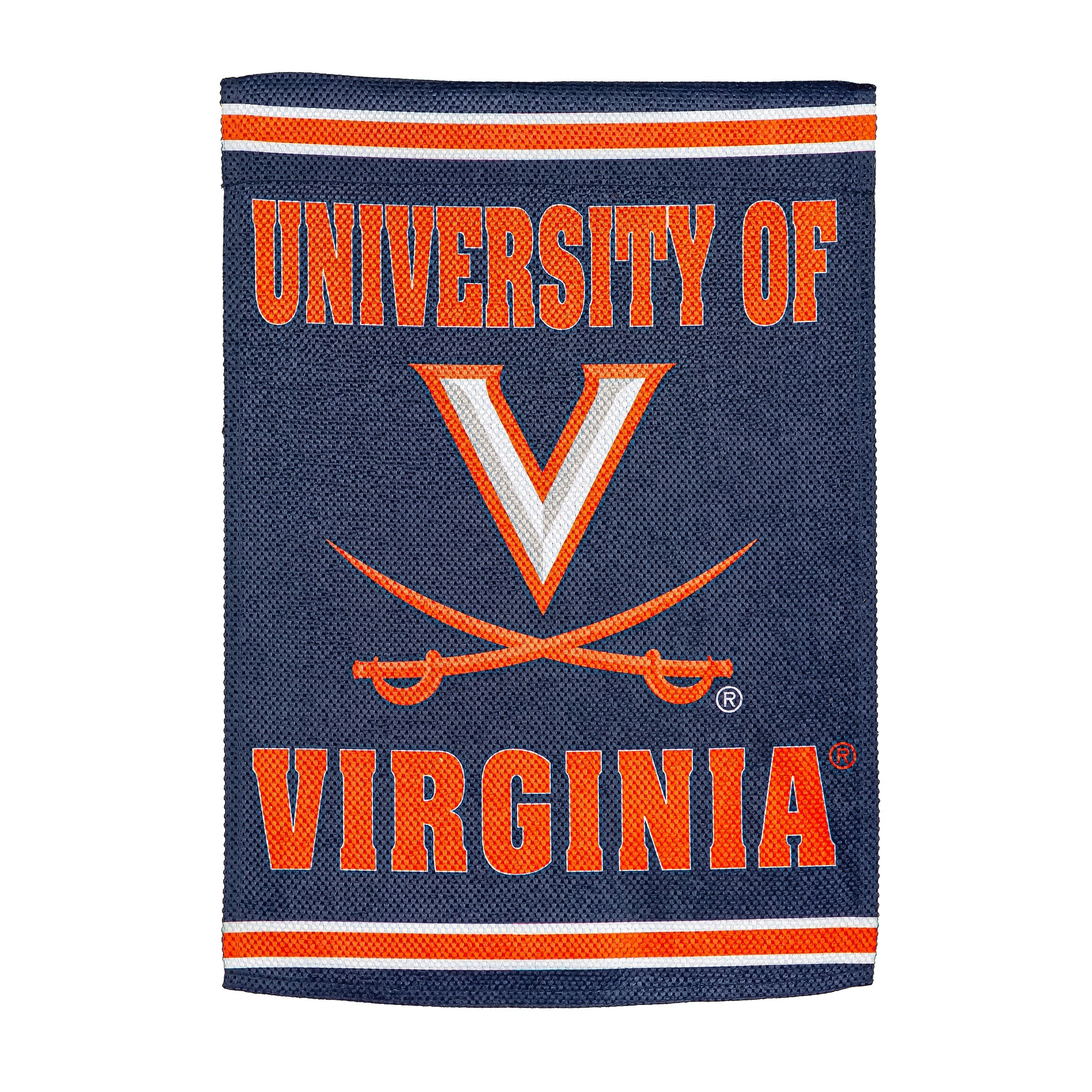 Embossed Suede Flag, House Size, University of Virginia