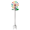 80"H Wind Spinner, Vertical and Horizontal Spinning Flower