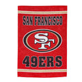 Embossed Suede Flag, House Size, San Francisco 49ers