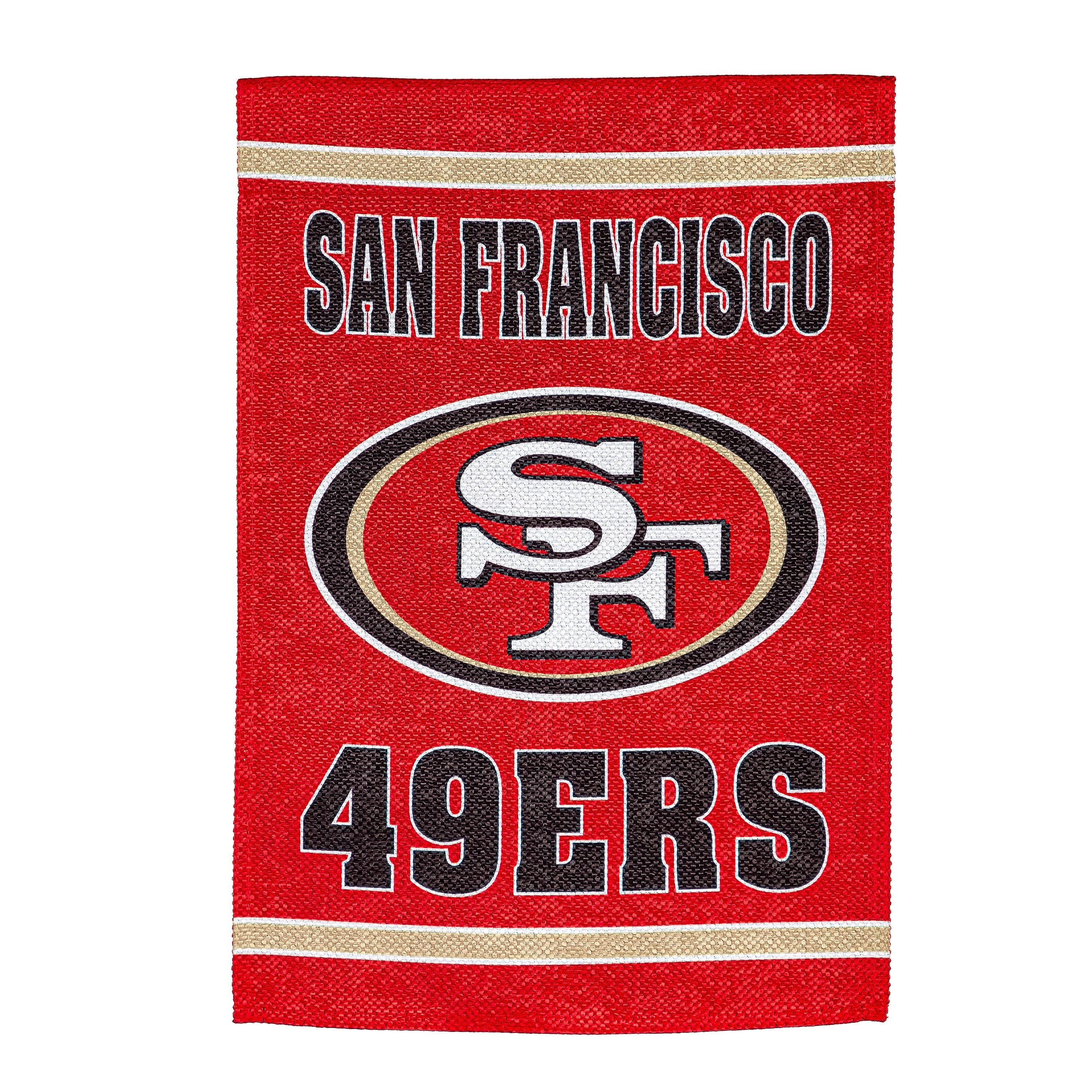 Embossed Suede Flag, House Size, San Francisco 49ers