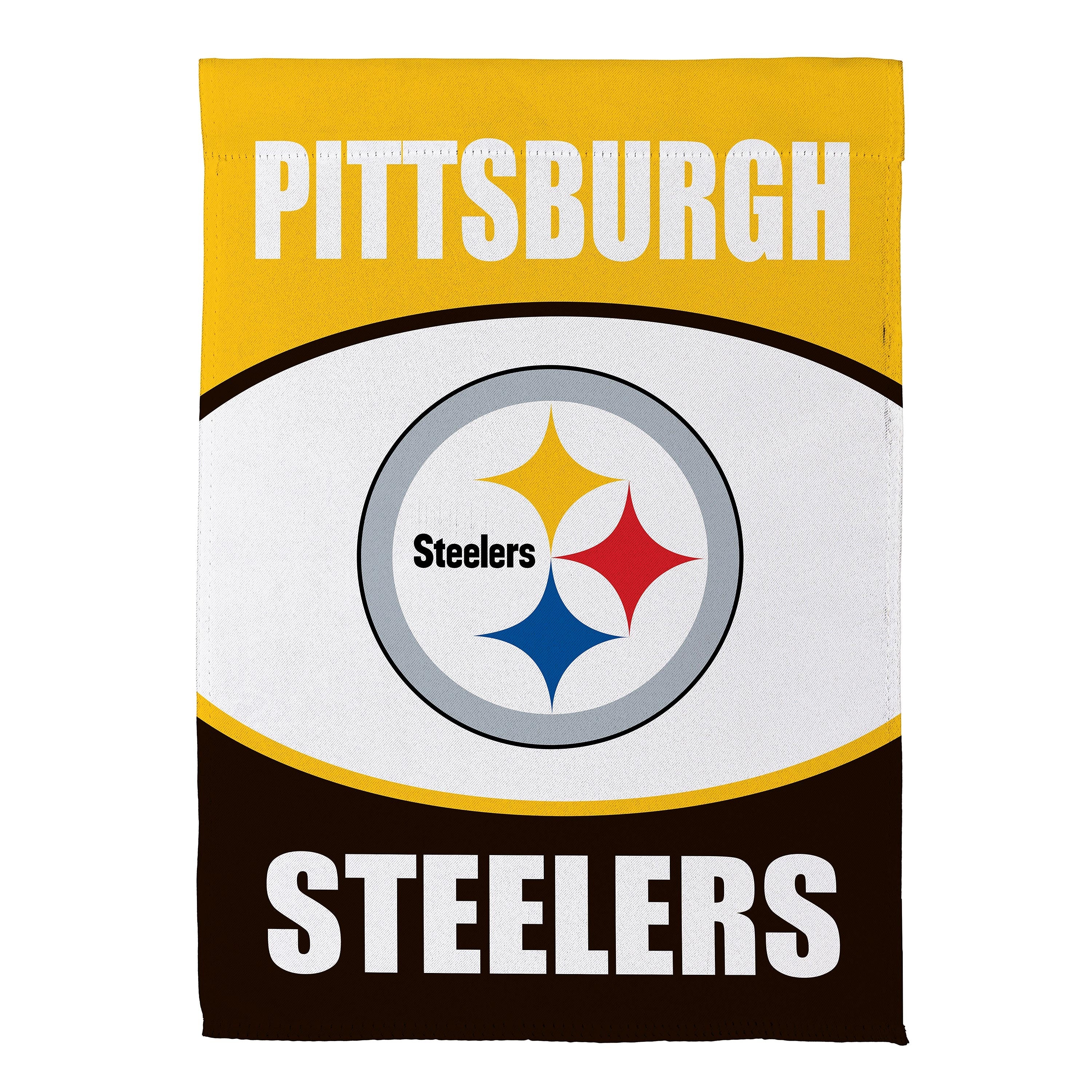 Pittsburgh Steelers Suede Garden Flag