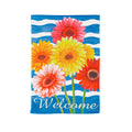 Spring Gerbera Bouquet Garden Suede Flag