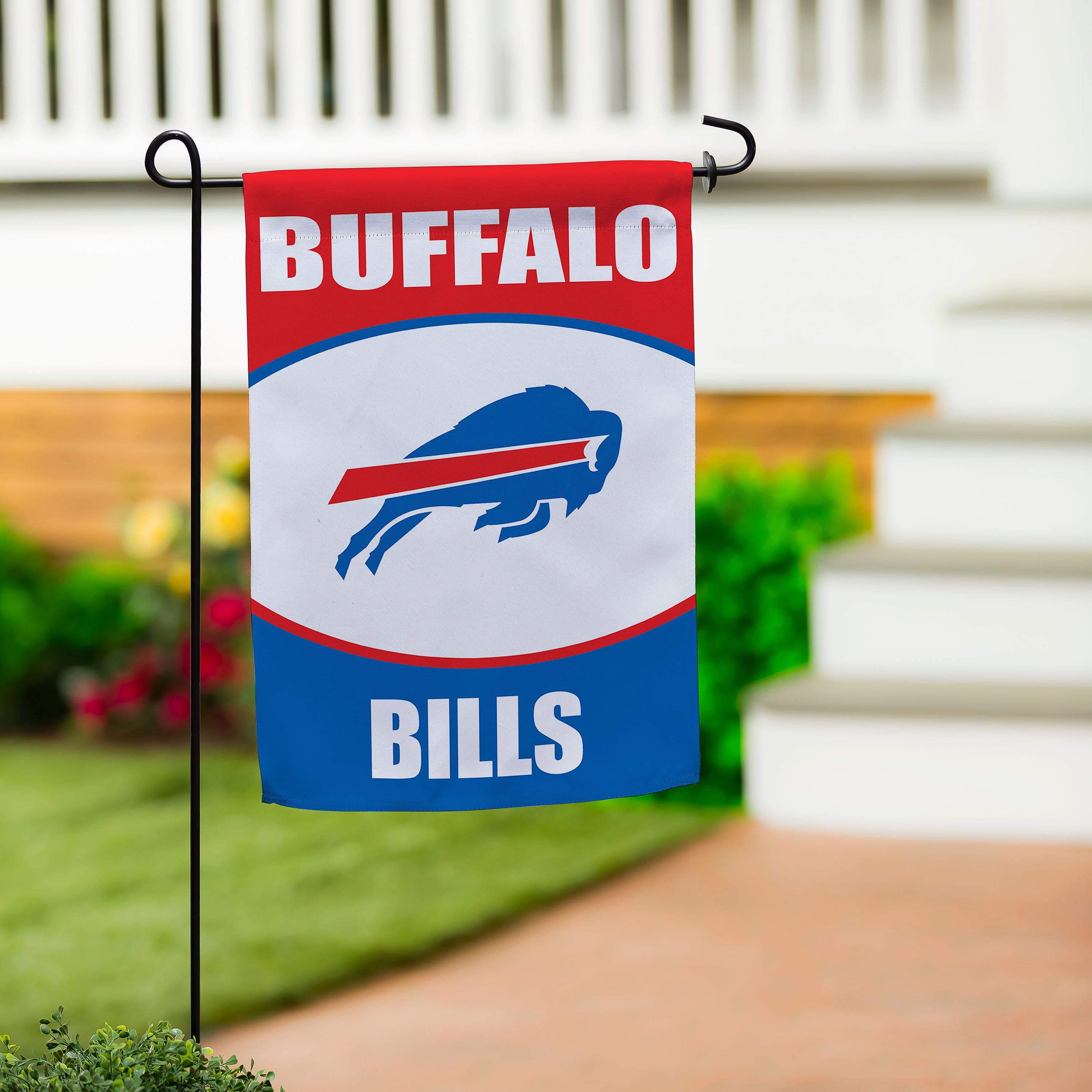 Buffalo Bills Suede Garden Flag
